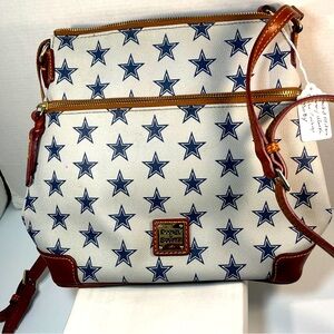 Dooney & Bourke Womens NFL Crossbody Bag Purse DALLAS COWBOYS BLUE STAR